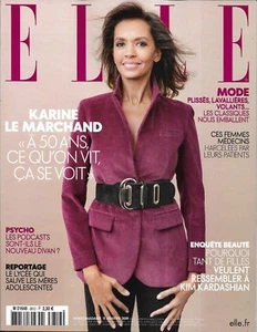 Elle N º 3812 11/01/2019 Karine El Marchand / Las Mères-ados / Pma & Figura Père - Imagen 1 de 1