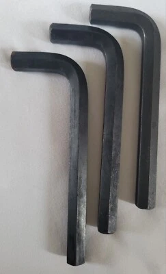 1/2" Allen Wrench Short Arm Heat Treated Standard SAE PARKER KALON Lot of 3 - Image 1 of 3