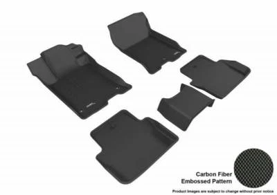 Alfombrilla negra 3D MAXpider 2015-2020 para Acura Tlx Kagu primera fila segunda fila Foto 1 de 4