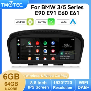 For BMW E60 E61 E90 E91 Autoradio Touch Screen Car Stereo 4G APPLE CarPlay WIFI - Bild 1 von 18