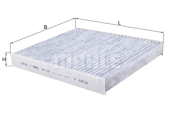 Mahle Lak 1123 Filtro Abitacolo, Filtro Aria Fresca per VAUXHALL MERIVA Mk II (B) ( - Immagine 1 di 1