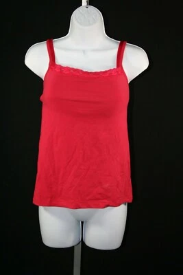 148X01 Valmont 14915 Cotton Bra Camisole 42D Red - Image 1 of 2