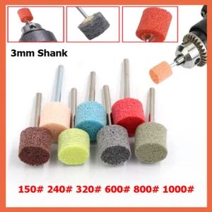 Nylon Fiber Polishing Wheel 150 - 1000 Grit Abrasive Disc for Dremel 3mm Shank - Picture 1 of 10