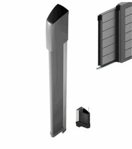 COSTA DI SICUREZZA GOMMA GRIGIO GREY A FILO 200 CM 2MT MECCANICA BORDO SENSIBILE - Bild 1 von 1