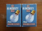 2- New Old Stock Abco S-11 #03634 25W 115/125V Clear Hi-Intensity Bulb, #267