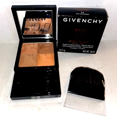 GIVENCHY SUN CANELA # 14 CARA POLVO SUAVE 4 COLORES HECHO EN ITALIA NUEVO EN CAJA Foto 1 de 4
