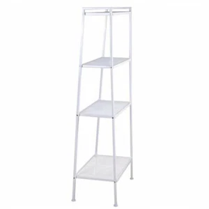 4-Tier Leaning Shelf Bookcase Bookshelf Storage Shelves Unit Rack Ladder Storage - Picture 1 of 17