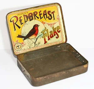 Tobacco Tin Ogden's Redbreast Flake - Large Size (H52) - Picture 1 of 2