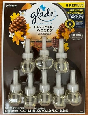 Плагины Glade 8 для заправки ароматизированным маслом кашемир дерево SC Johnson - Изображение 1 из 2