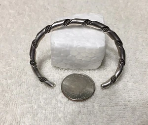 ❤️Pulsera brazalete suroeste retorcida clásica vintage de plata de ley 925 - Imagen 1 de 12