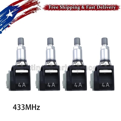 4pcs TPMS Tire Pressure Sensors 13540605 433MHz for Chevrolet Camaro 2020-2022 - Image 1 of 4