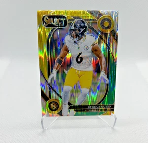 Patrick Queen - 2024 Select Prizm Green and Yellow Shock #286 - Steelers - Picture 1 of 2