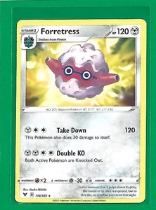 Pokémon TCG SWSH Vivid Voltage Forretress #114/185 Regular Rare - Picture 1 of 2