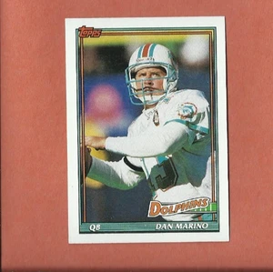 1991 TOPPS DAN MARINO CARD #112 MIAMI DOLPHINS - Picture 1 of 1