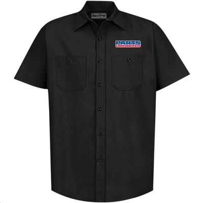 Camisa de tienda de manga corta Throttle Threads Parts Unlimited 2020 (XX-grande, negra) Foto 1 de 3