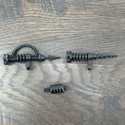 Vintage Robo Force Wrecker Ideal 1984 Atomic Jack Hammer and Drill Weapons - Image 1 of 2