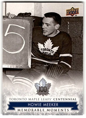 Howie Meeker 2017-18 Upper Deck Toronto Maple Leafs Centennial SP #171 - Image 1 of 2