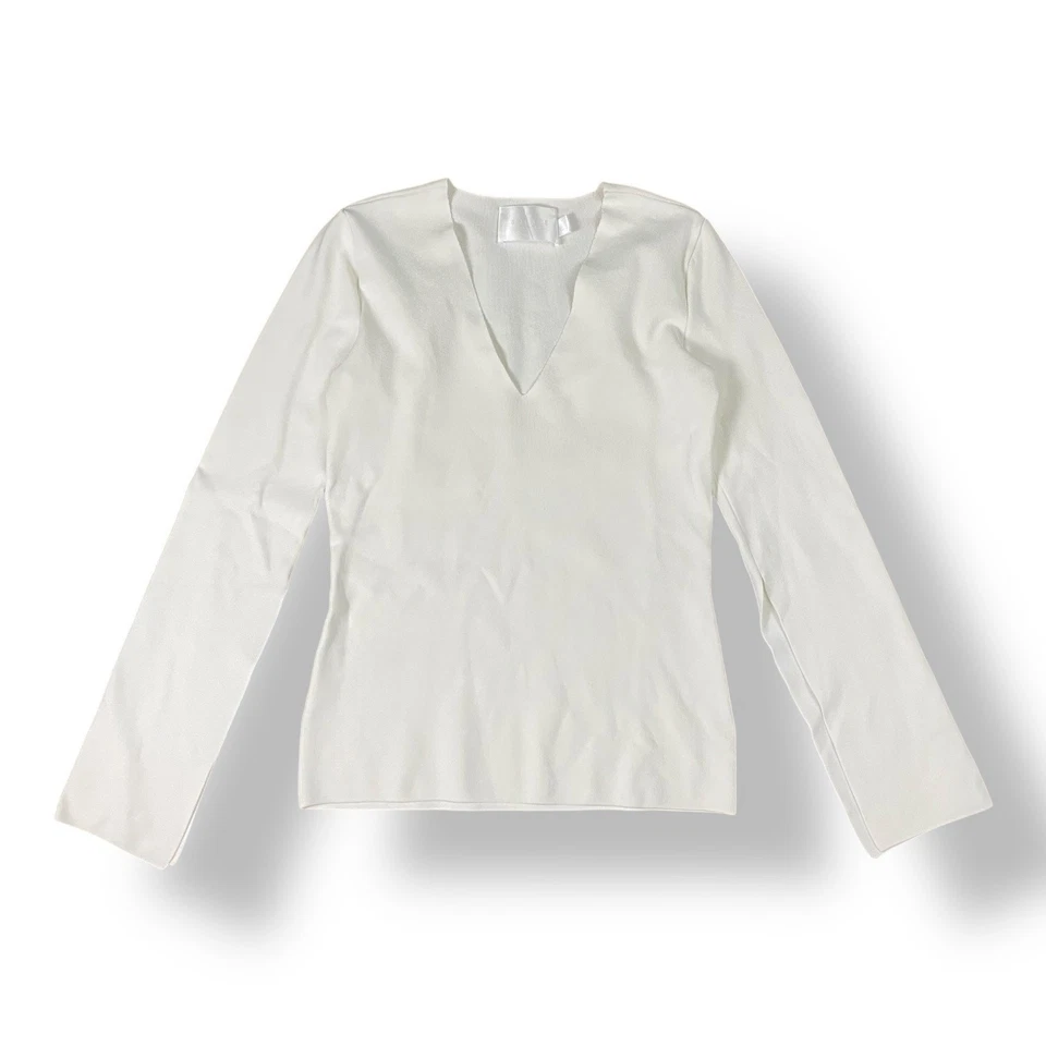 Top Solace London Orlina para mujer talla 4 en crema fiesta de diseñador Foto 1 de 4