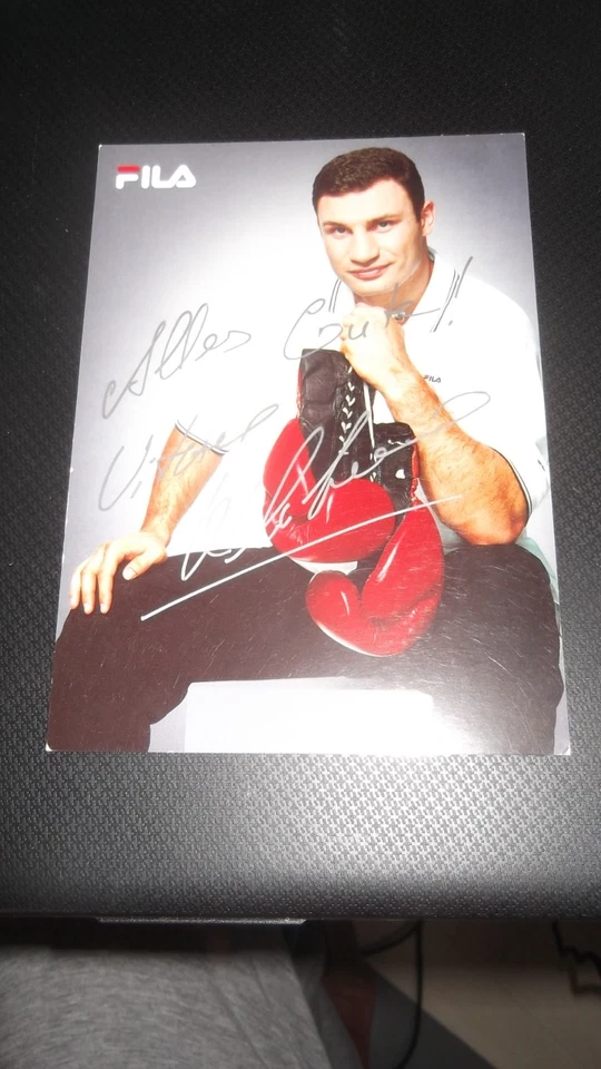 Dr.Vitali Klitschko,Box Weltmeister,Ukraine,orig.sign. - Bild 1 von 1