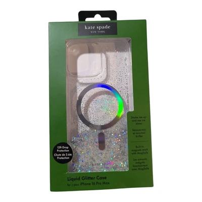 Funda N7-Poly Kate Spade Brillo Líquido con iPhone 16 Pro Max Ópalo Iridiscente Foto 1 de 2