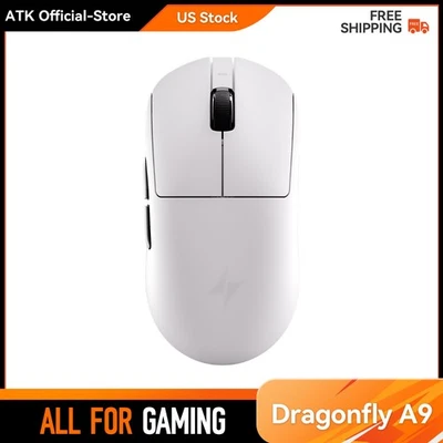 ATK Dragonfly A9 Pro Max Wireless Optical Mouse Mice - PAW3395 Ultra 57g - Bild 1 von 4