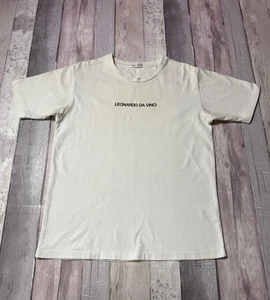 Rare Art Potrait Of Leonardo Da Vincci X Takeo Kikuchi Men’s Tshirt Size M T1 - Picture 1 of 15