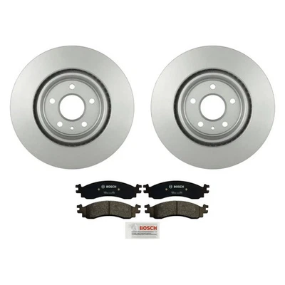 For Lincoln MKT 11 Bosch QuietCast Premium Front Brake Kit w Ceramic Pads Foto 1 de 4