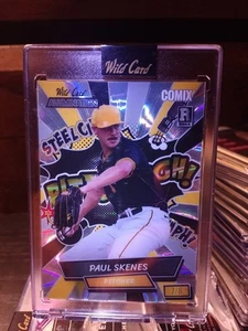 2024 Wild Card Comix Paul Skenes Rookie RC SSP 7/8 #ACSN-PS1 INCASSATO IN FABBRICA - Foto 1 di 2