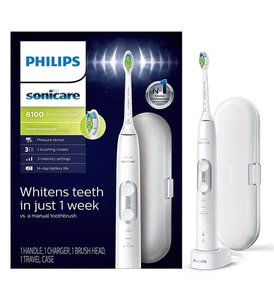 Philips Sonicare ProtectiveClean 6100 Rechargeable Electric Toothbrush HX6877/21 - Picture 1 of 4