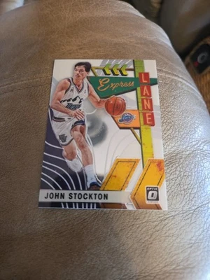 Panini Donruss Optic John Stockton Express Lane #8 2019-20 Foto 1 de 2