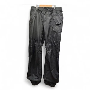 Burton Mens Pants Large Black Ski Snowboard White Dryride Snow Winter Logo - Picture 1 of 16