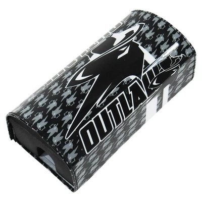 Almohadilla de cojín para manillar Outlaw Racing ORBP18BK negra de 1-1/8 pulgadas para motocicleta Foto 1 de 4