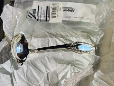 Nuevo cucharón de salsa Wallace Impero de plata de ley  Foto 1 de 3