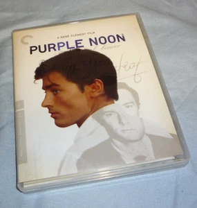 "PURPLE NOON" (1960 Film) CRITERION COLLECTION BLU-RAY MINT CONDITION! - Picture 1 of 4