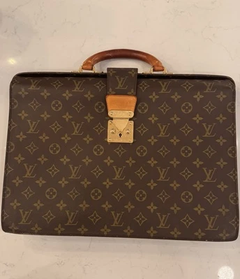 Винтажный портфель с монограммой Louis Vuitton • Франция 1998 унисекс сумка-портфолио - Изображение 1 из 4