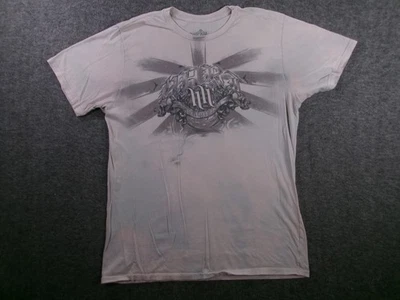 Hart & Huntington рубашка мужчин большой графический острый Streetwear панк Y2K галстук краситель - Изображение 1 из 4