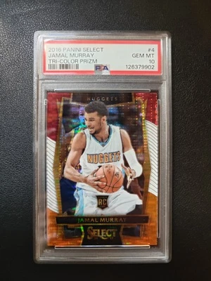 2016-17 Jamal Murray Select Prizm Tri-Color PSA 10 - Imagem 1 de 2