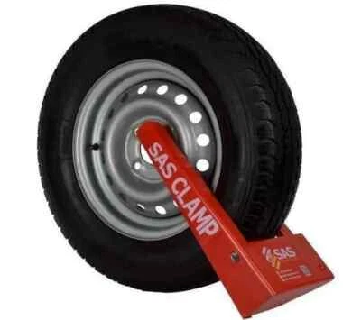 SAS HD1 WHEEL CLAMP TO FIT 80-195MM WIDTH 10" 12" 13" 14" 15" WHEELS - Image 1 of 4