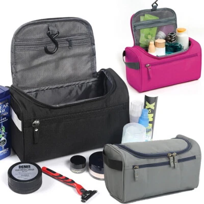 Waterproof Large Toiletry Cosmetic Bag Women Make up Wash Canvas bag Organizer