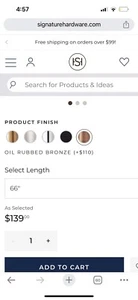 66" Curved Solid Brass Shower Rod - Oil Rubbed Bronze - Picture 1 of 6