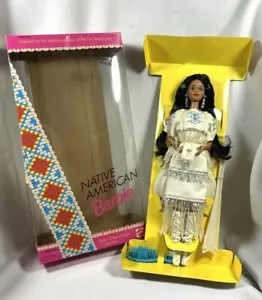 1992 BARBIE DOW DOLLS OF THE WORLD NATIVE AMERICAN #1753 SPECIAL OUT OF BAD BOX - Bild 1 von 12