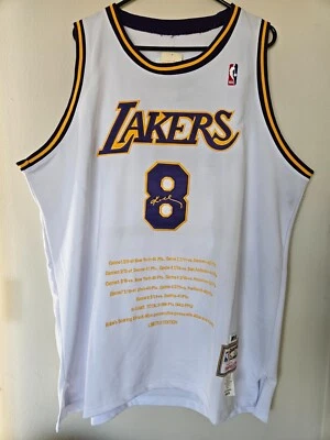 Kobe Bryant - Mitchell & Ness 40-point game stats collector jersey - size 52 - Image 1 of 4