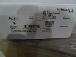 Rohl TTE23W1LMSTN Tenerife 1/2" Termostático P/B 3 Funciones Borde Níquel Satinado - Imagen 1 de 1