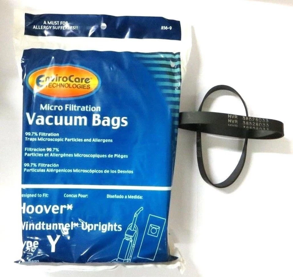 EnviroCare Vacuum Cleaner Dust Bags Fit Hoover Type Y 18 pack with 2 belts - Image 1 of 1