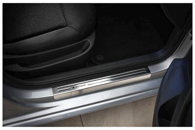 Listones de entrada exclusivos de acero inoxidable adecuados para VW Touran 2 5T R-Line 2015- - Imagen 1 de 4