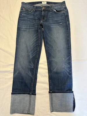 Pantalones de mezclilla azules elásticos con puño corto HUDSON TALLA 28 Foto 1 de 4