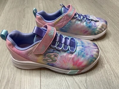 Sketchers Shoes Big Girls 3 Dreamy Lites Sunny Groove Lavender Multi Slip On - Image 1 of 4