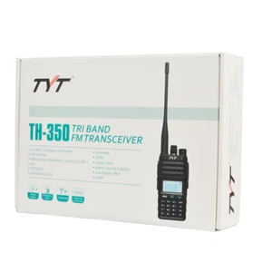 TYT TH-350 Tri Band VHF/UHF Portable Two Way Radio Scramber Roger FM Transceiver - Picture 1 of 9