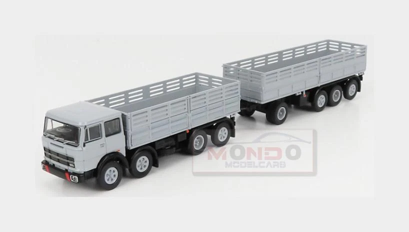 1:87 BREKINA PLAST Fiat 691 Truck Millepiedi 4-Assi 1961 Gray BRE58533 - Immagine 1 di 2