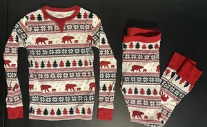 Wonderhsop Christmas Pajamas Kids  Size 8 Brand New  - Picture 1 of 3